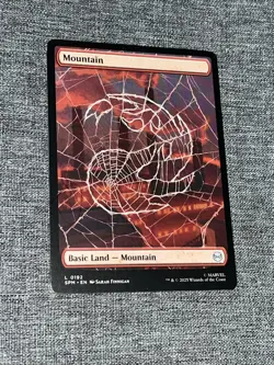 MTG, Mountain Non-Foil (0192) Full Art Borderless Foil SPM NM/M - Image 1