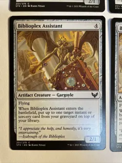 4x Mtg Strixhaven Biblioplex Assistant NM/M Magic The Gathering - Image 2