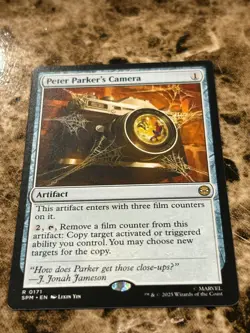 PETER PARKER'S CAMERA Magic MTG Spiderman - Image 1