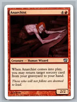 Magic The Gathering 9th Edition Anarchist #173/350 MTG TCG CCG Ninth - Image 1