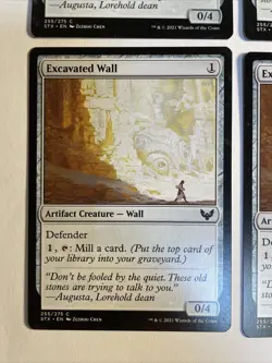 4x Mtg Strixhaven Excavated Wall NM/M Magic The Gathering - Image 2