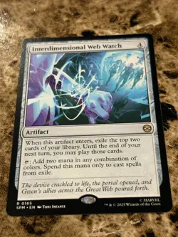 INTERDIMENSIONAL WEB WATCH Magic MTG Spiderman - Image 1