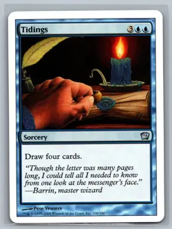 Magic The Gathering 9th Edition Tidings #106/350 MTG TCG CCG Ninth - Image 1