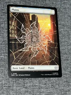 Plains (0189) Marvel's Spider-Man Non-Foil MTG L SPM EN - Image 1