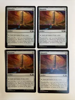 4x Mtg Core Set 2019 M19 Manalith NM Magic The Gathering - Image 1