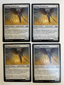 4x Mtg Streets Of New Capenna Paragon Of Modernity NM/M Magic The Gathering - Image 1