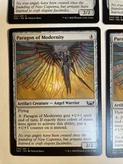 4x Mtg Streets Of New Capenna Paragon Of Modernity NM/M Magic The Gathering - Image 2