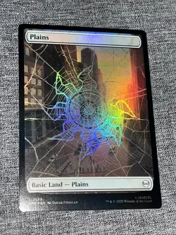 Plains (0189) Marvel's Spider-Man Foil MTG L SPM EN - Image 1