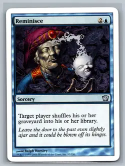 Magic The Gathering 9th Edition Reminisce #92/350 MTG TCG CCG Ninth - Image 1