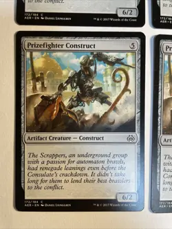 4x Mtg Aether Revolt Prizefighter Construct NM Magic Karte Magic The Gathering - Image 2