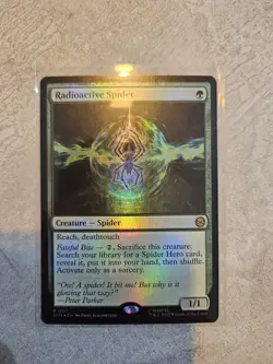 Radioactive Spider 0111 Rare Foil Spider-Man MTG - Image 1