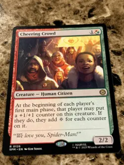 CHEERING CROWD Magic MTG Spiderman - Image 1