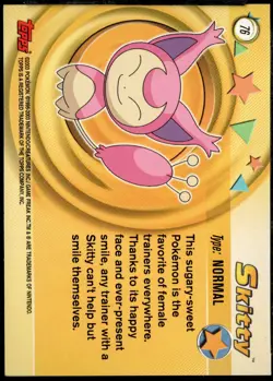 2003 topps Pokemon Advanced Holo Foil #76 Skitty - Image 2