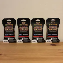 Mega Evolution Sleeved Complete Art Full Set Pokemon - 4 Booster Packs Brand New - Image 4