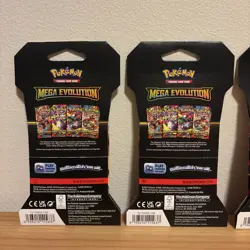 Mega Evolution Sleeved Complete Art Full Set Pokemon - 4 Booster Packs Brand New - Image 5