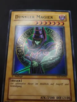 YUGIOH 2004 | DARK MAGICIAN | SYE-DE001 | 1ST EDT | GERMAN | VG - EXCELLENT (MP) - Image 5