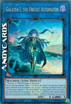 GALATEA-I, THE ORCUST AUTOMATON • Ultra R Emblema SP • BLMM EN052 • 1Ed • Yugioh - Image 1