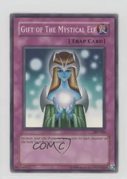 Gift of The Mystical Elf Unlimited YuGiOh Pharaoh's Servant #PSV-009 2002 - Image 1