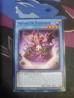 Yugioh! Megalith Phuloch DOOD-EN033 COMMON Doom of Dimensions - Image 1