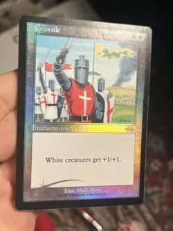 Crusade Foil JSS Promo 🚫 Banned Card 🚫 Mtg (2002) - Image 1