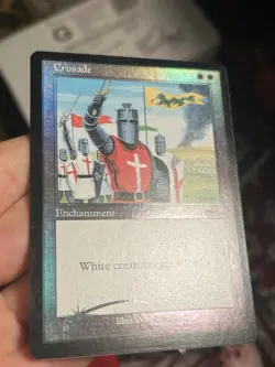Crusade Foil JSS Promo 🚫 Banned Card 🚫 Mtg (2002) - Image 3