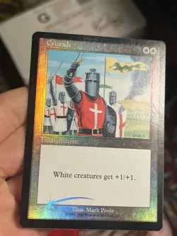 Crusade Foil JSS Promo 🚫 Banned Card 🚫 Mtg (2002) - Image 4