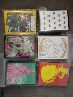 Pokemon Card Sleeves Protectors Lot Of 6 Packs - Image 1