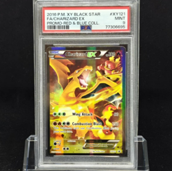 PSA 9 Charizard EX XY121 - Full Art - Black Star Promo - Pokemon Cards TCG - Image 1
