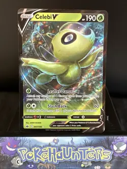 Pokemon Card Celebi V 007/198 Chilling Reign Holo Rare NM - Image 1