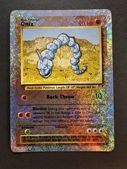 Pokemon Card TCG Onix Legendary Collection Fireworks Reverse Holo 84/100 - NM 🔥 - Image 1