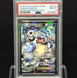 PSA 8 Blastoise EX XY122 - Full Art - Black Star Promo - Pokemon Cards TCG - Image 1