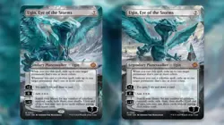 Ugin, Eye of the Storms - Borderless - Dual Sided - Tarkir: Dragonstorm - Image 2
