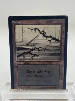 Swamp Beta Edition MP Mtg Magic The Gathering Vintage 1993 - Image 1