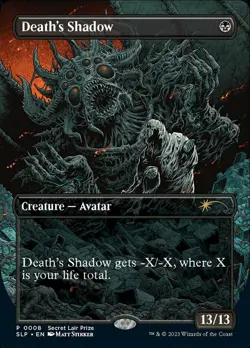 1x Death's Shadow ~~ Borderless (0008) NM-Mint, English Secret Lair MTG Magic - Image 1