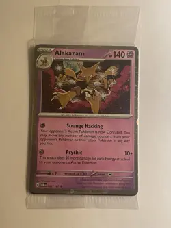 Alakazam Cosmos Holo Twilight Masquerade Pokemon TCG 82/167 NM Sealed Knock out - Image 1