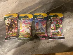 Pokemon Evolving Skies Sleeved Booster Pack Complete Full Art Set - Image 1