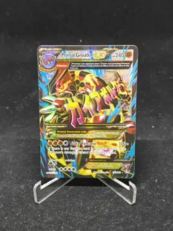 2015 Pokemon XY Primal Clash Primal Groudon EX Full Art 151/160 - Image 2