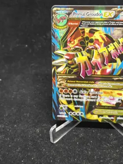 2015 Pokemon XY Primal Clash Primal Groudon EX Full Art 151/160 - Image 3