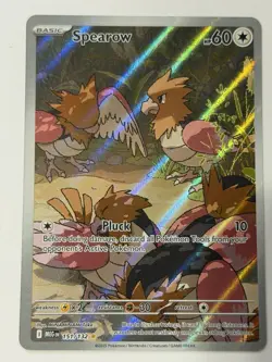 Pokemon TCG - Spearow 151/132 Illustration Rare - Pack Fresh - Mega Evolution - Image 1