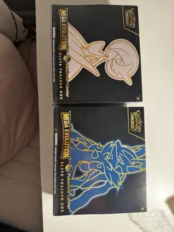 FACTORY SEALED 2025 Pokemon Center Mega Evolution ETBs Lucario And Gardevoir - Image 1