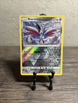 Skarmory 88/149 Sm Base Set Reverse Holo Common-Vintage-Pokemon TCG-Fast Ship!! - Image 1