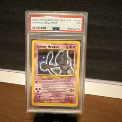 2002 Pokemon Neo Destiny #109 Shining Mewtwo PSA 1 PR - Image 3