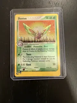 Pokemon TCG Dustox EX Ruby and Sapphire Holo Rare Card 6/109 LP-NM Condition - Image 1
