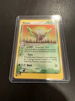 Pokemon TCG Dustox EX Ruby and Sapphire Holo Rare Card 6/109 LP-NM Condition - Image 2