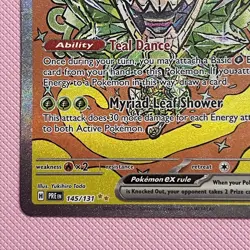 Pokemon Prismatic Evolutions TCG Teal Mask Ogerpon EX 145/131 SIR Card - Image 4