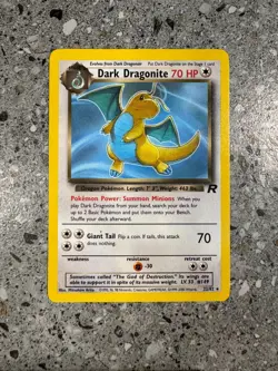 Pokemon TCG Cards Dark Dragonite 22/82 Team Rocket Rare - Image 1