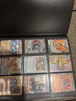 Pokemon Card Binder Collection Lot About 350 Cards Holos & Art & Some Vintage - Image 1