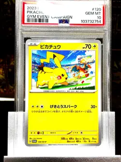 Pokemon Pikachu 120/SV-P Promotional Cards GYM EVENT CAMPAIGN PSA10 GEM MINT - Image 1