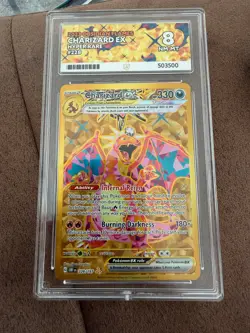 ACE 8 Charizard EX Obsidian Flames Gold Card 228/197 Pokemon TCG Not PSA Hyper - Image 1