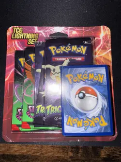 Konami Pokemon TCG Lightning Set 2 Booster Packs,4 Trick or Trade, 1 promo card - Image 3